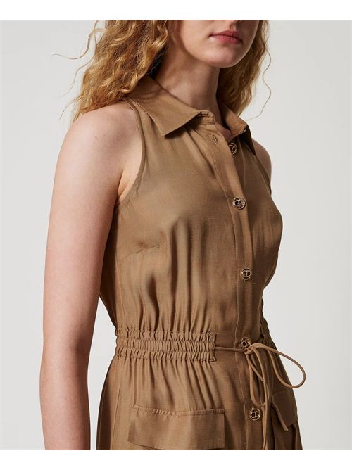 Abito lungo in envers satin TWINSET | TT2270/12438